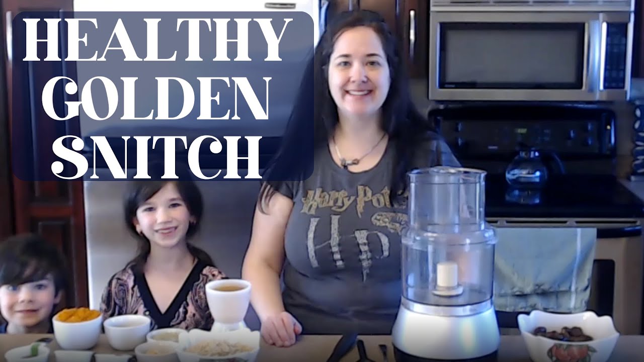 Golden Snitch Recipe Harry Potter Inspired Healthy Kid Snacks | Nerd Mom Nutrition