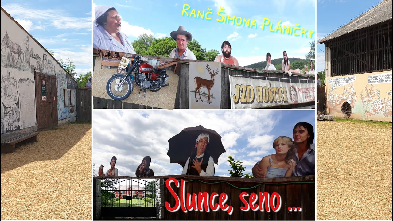 Slunce seno vesnice + JZD + ranč Šimona Pláničky  (Hoštice)