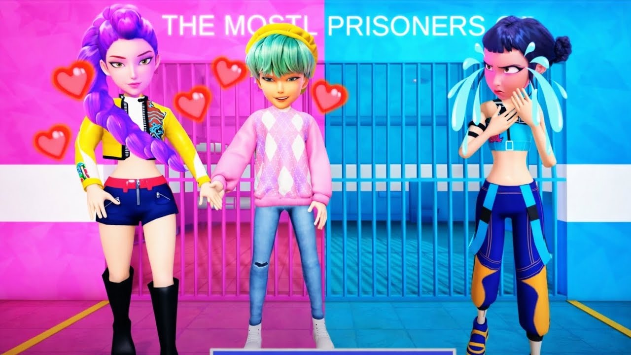 BABY SAJA & RUMI VS ZOEY 😱 Prison Run Obby Escape! Who Wins? (Roblox)