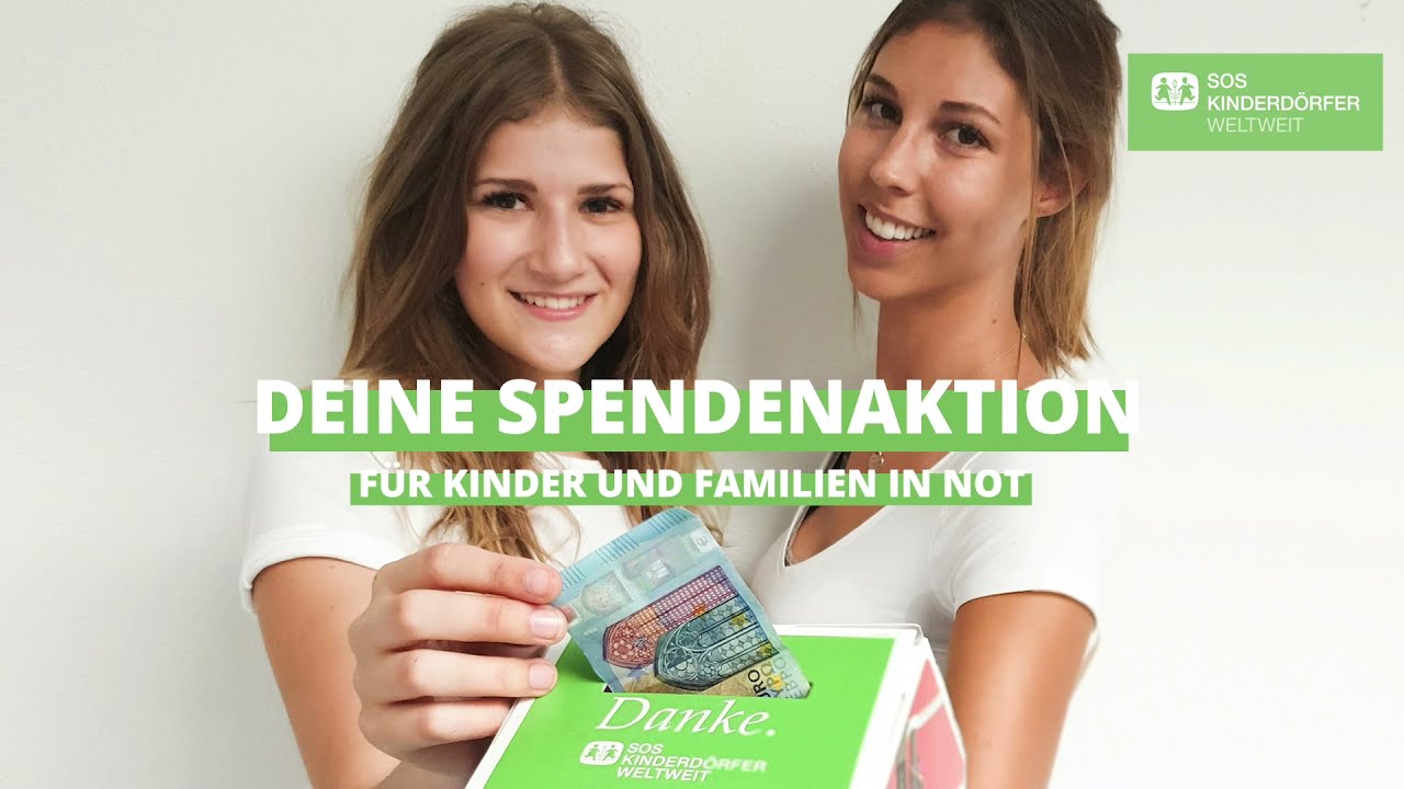 Jetzt eigene Spendenaktion für die SOS-Kinderdörfer starten