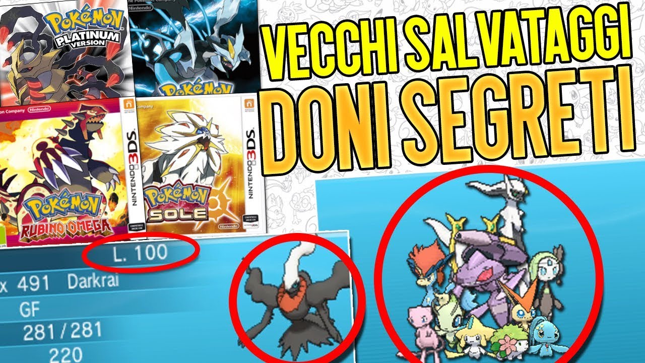 ESPLORIAMO 4 SALVATAGGI POKEMON PIENI DI DONI SEGRETI E LEGGENDARI! - Pokémon Pl./Nero2/R.O/Sole