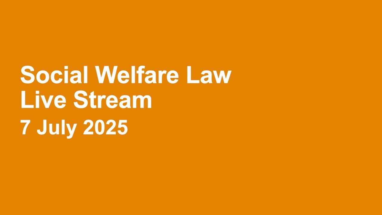Social Welfare Live Stream 07 July 2025