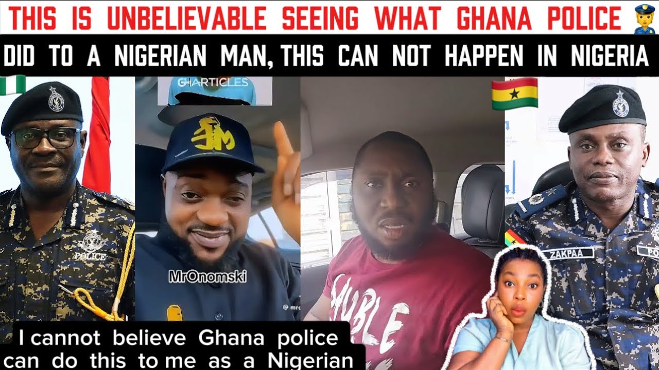 This is unbelievable Seeing what Ghana police did to A Nigerian man,This cannot happen in Nigeria 🇳🇬