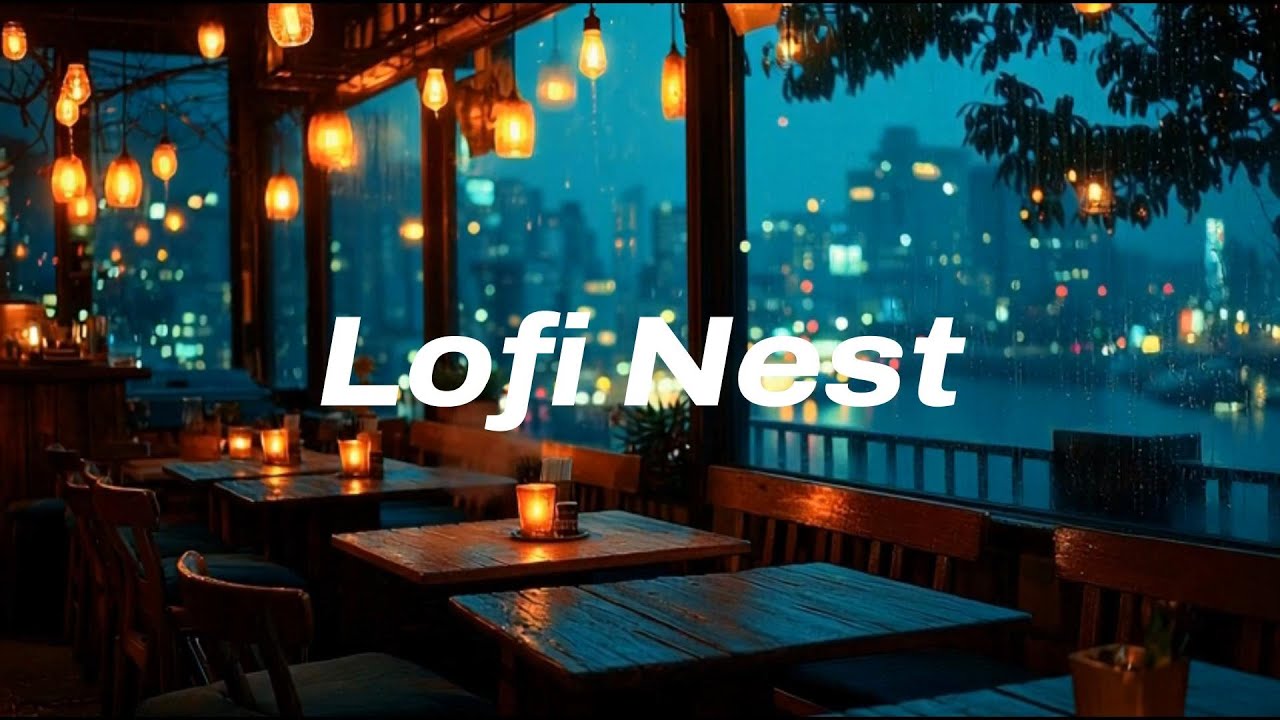 LoFi Rainy Cafe ☕ Calm Night Beats for Sleep, Study & Relaxation