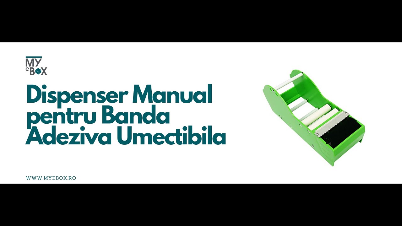 Dispenser Manual pentru Banda Adeziva Umectibila