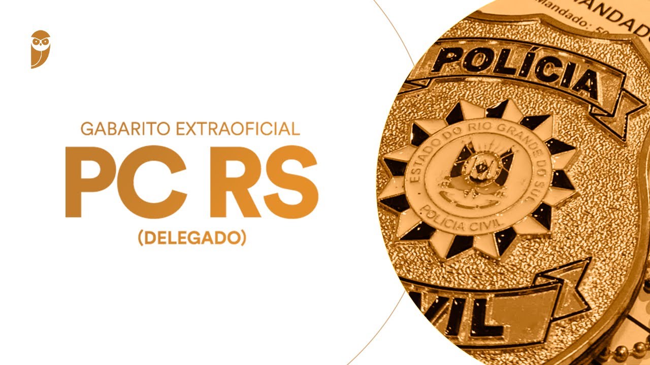 Gabarito Extraoficial PC RS (Delegado)