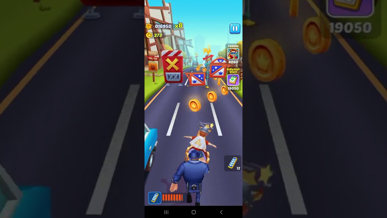 Paris Highway #subwayprincessrunner #gaming #androidgameplay