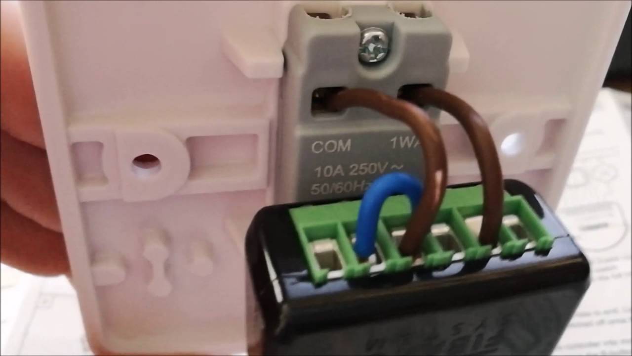 Fibaro Dimmer 2 ZWave Installation UK 2 Wire