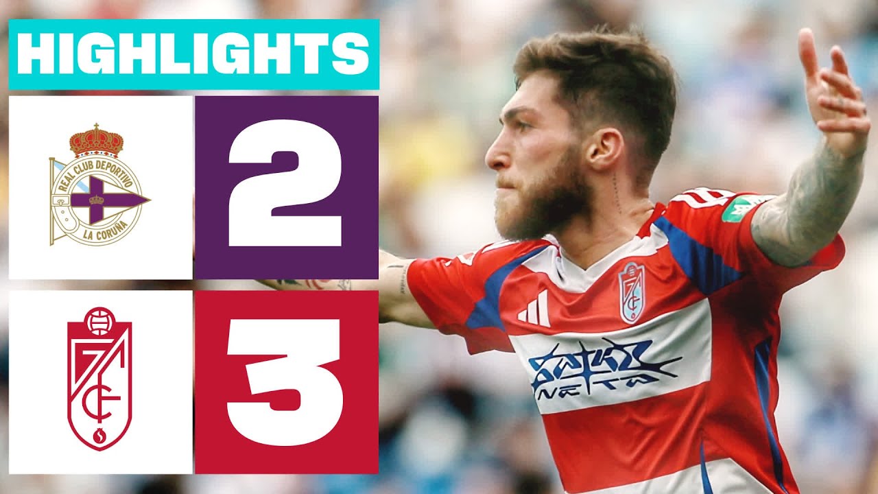RC DEPORTIVO 2 - 3 GRANADA CF I RESUMEN LALIGA HYPERMOTION