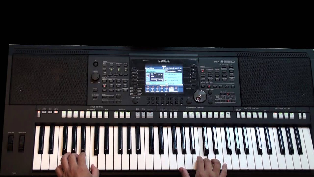 YAMAHA PSR-S950面板介紹和功能講解 3 (one touch setting)(免費線上電子琴教學伴奏)