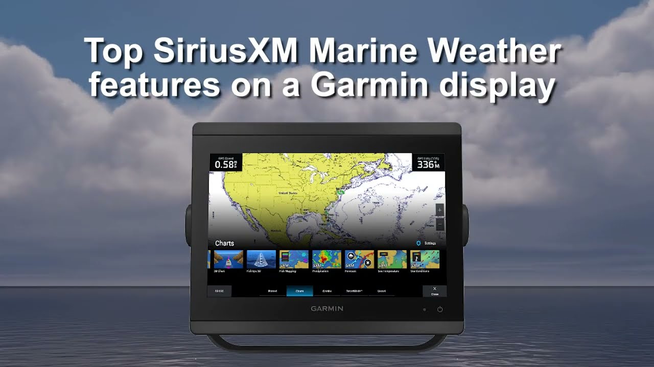 Лучшие морские функции SiriusXM на дисплеях Garmin