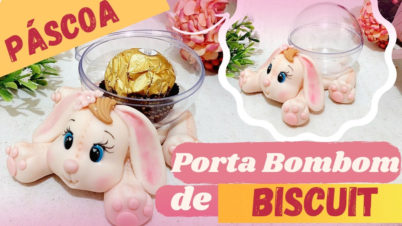 PORTA BOMBOM DE BISCUIT /PORTA BOMBOM DE PÁSCOA / PÁSCOA LUCRATIVA