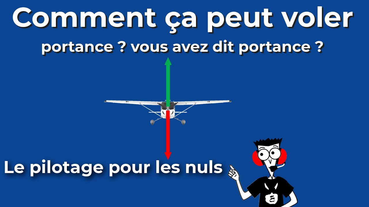 Pilotage pour les nuls 02: Comment ca peut voler ? Portance, vous avez dit portance ?