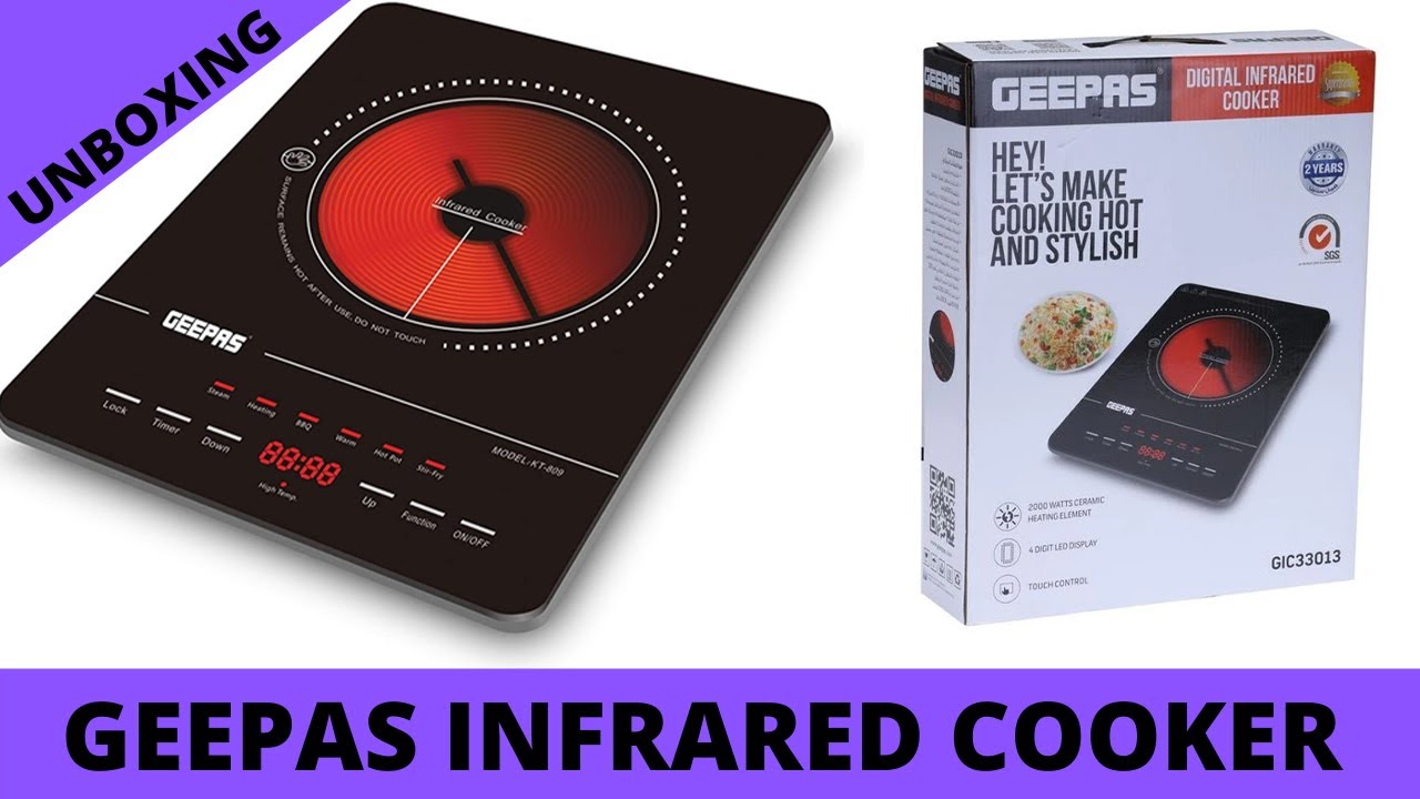 How to use GEEPAS Infrared Cooker || Unboxing || in Urdu/Hindi by iTech Destination.