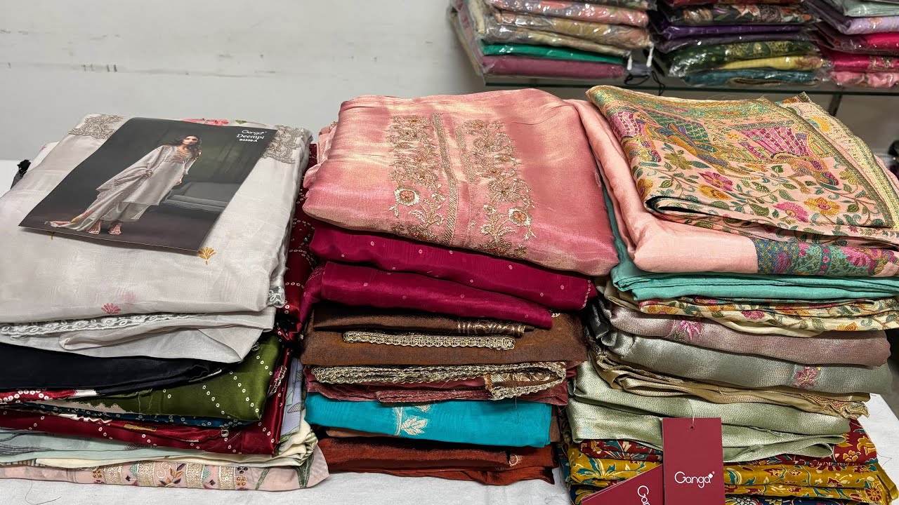 💕 Ganga brand suits 50% off || Jai Vijay new collection || Gajji silk suits || 9643808424 (18/2/26)