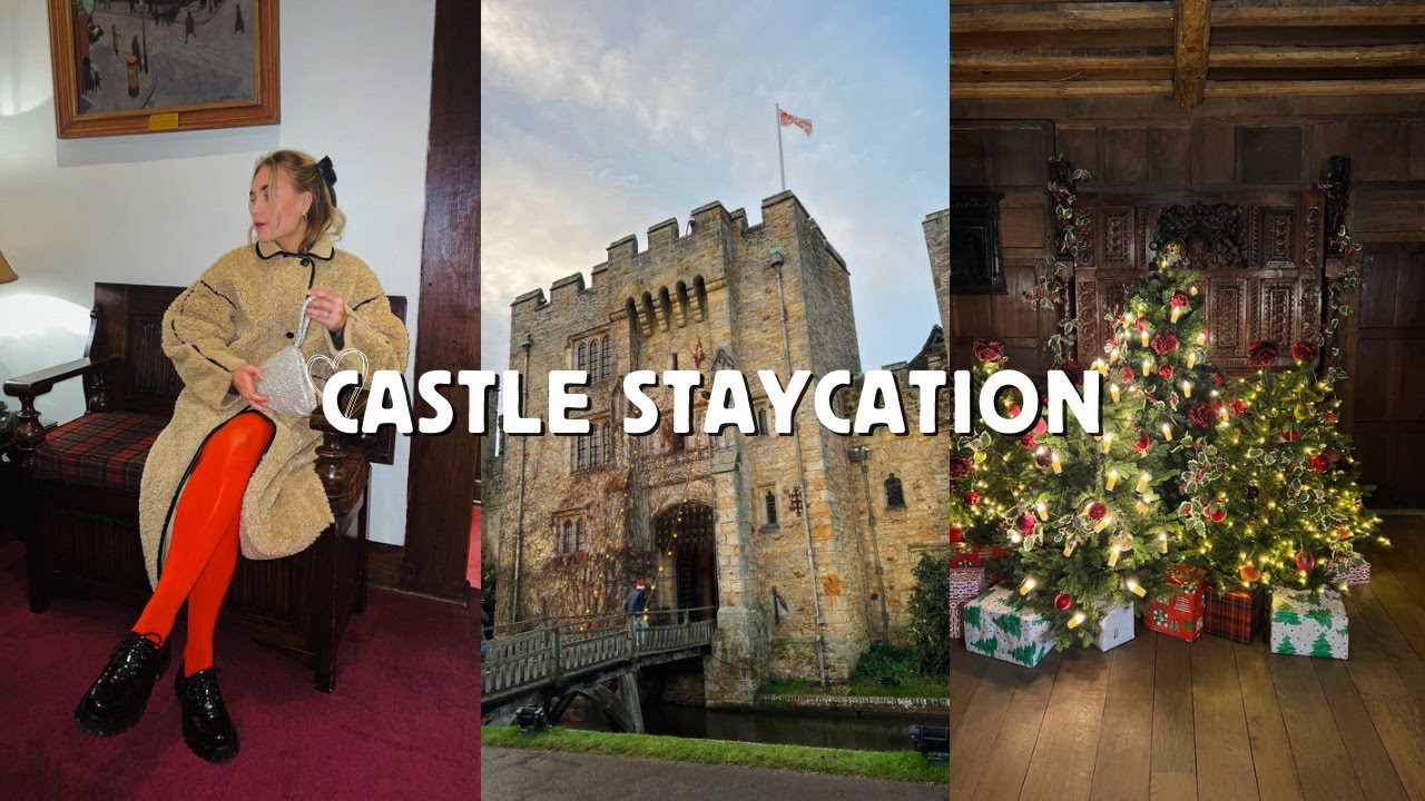 english countryside castle staycation | vlog & festive mini-break at hever castle
