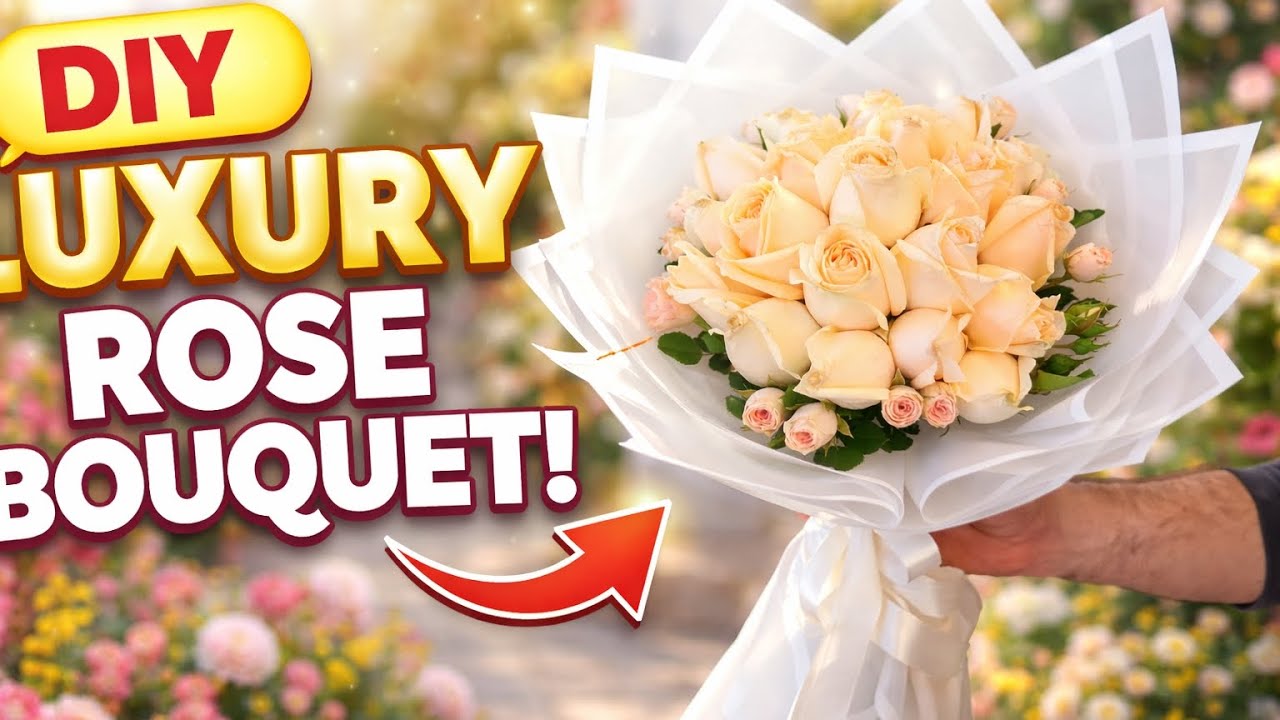 How to Make a Professional Flower Bouquet at Home (Step-by-Step Guide)