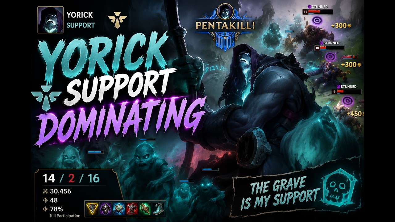 playing yorick support so my ADC doesn't have to ...