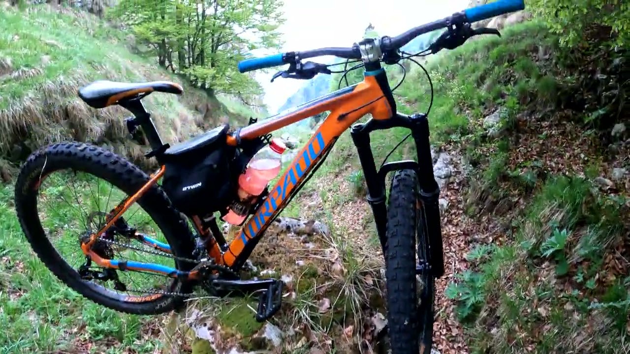 MTB Discesa Ghiaione Val Grande-Piancavallo-Valle Friz-Dardago. Grotta Abisso Friz 3776 Prima parte