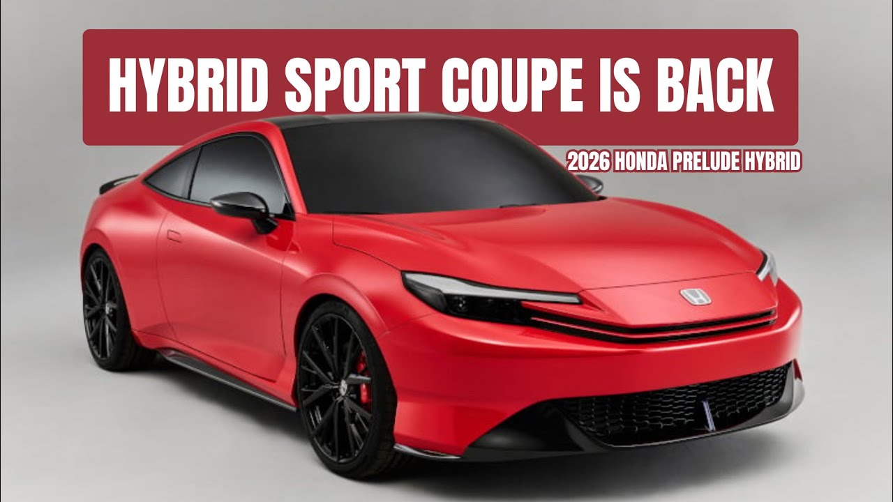 Honda Prelude Hybrid 2026 — спортивное купе возвращается с двухмоторной гибридной технологией.