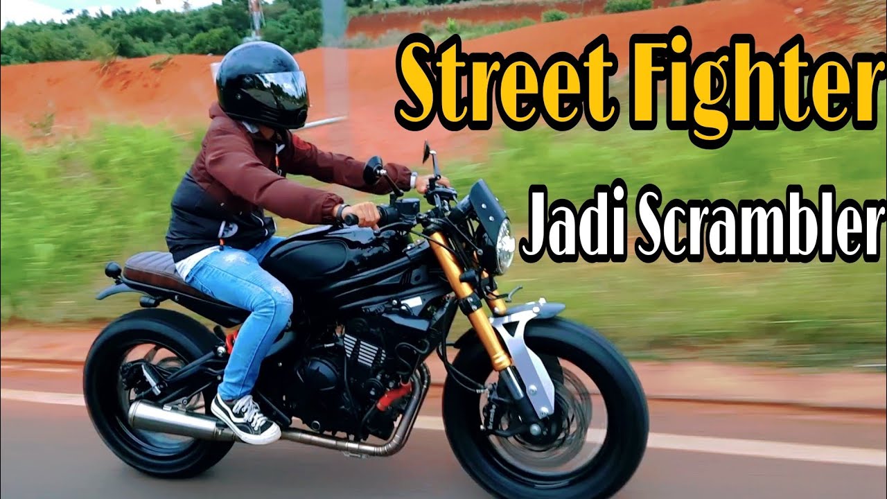 Kawasaki ER6N Di Custom Jadi Scrambler by Brilliant Custom #Alvlog142