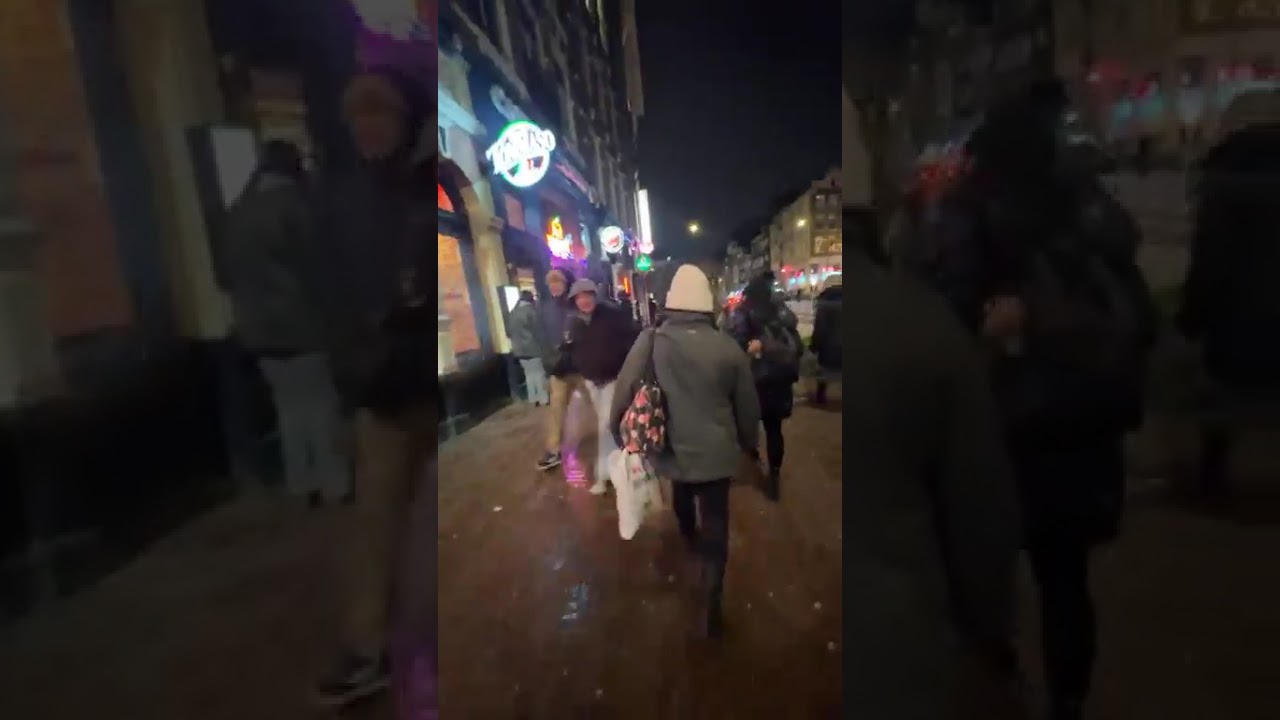 Walking along Amsterdam