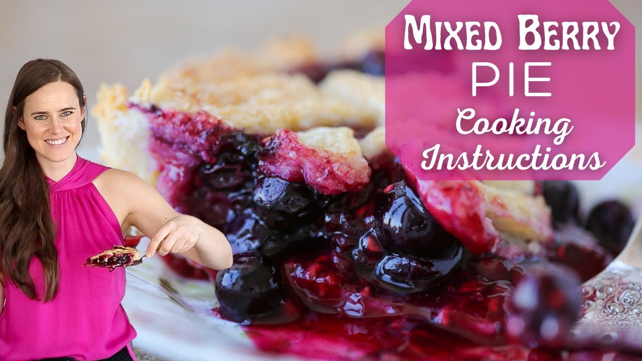 MIXED BERRY PIE COOKING INSTRUCTIONS: Learn how to make a beautiful mixed berry pie!