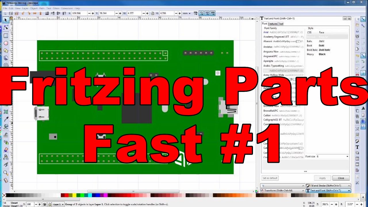 Fritzing Parts Fast pt1 - Breadboard pt1