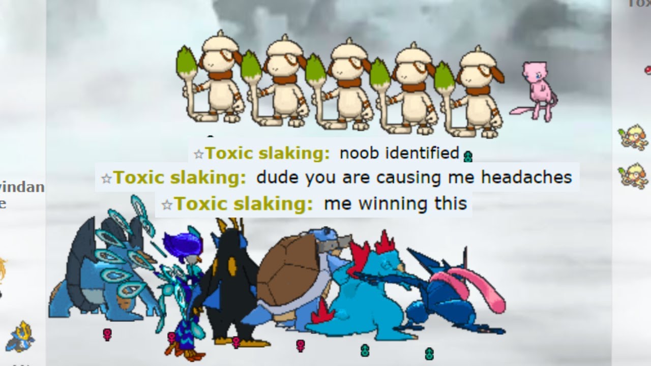 NO STAB FULL WATER STARTER POKEMON TEAM GAVE THIS NOOB HEADACHES ON POKEMON SHOWDOWN !!