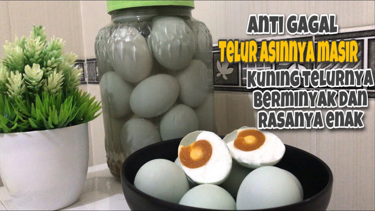 CARA BUAT TELUR ASIN ANTI GAGAL