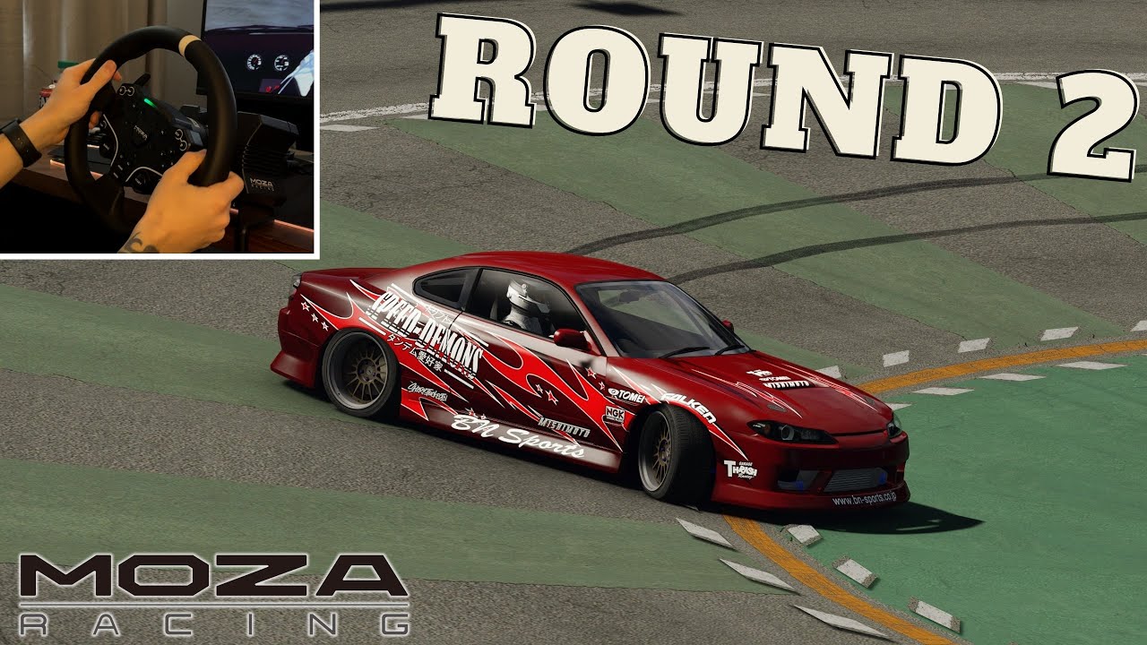 Silvia S15 Drifting - Round 2 | Moza R5  | Assetto Corsa