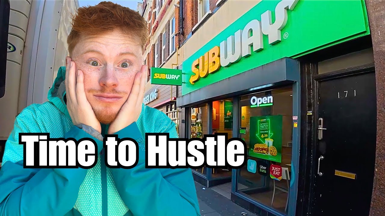 Working as a Food Courier in London! Big City Hustle - How much can we make?