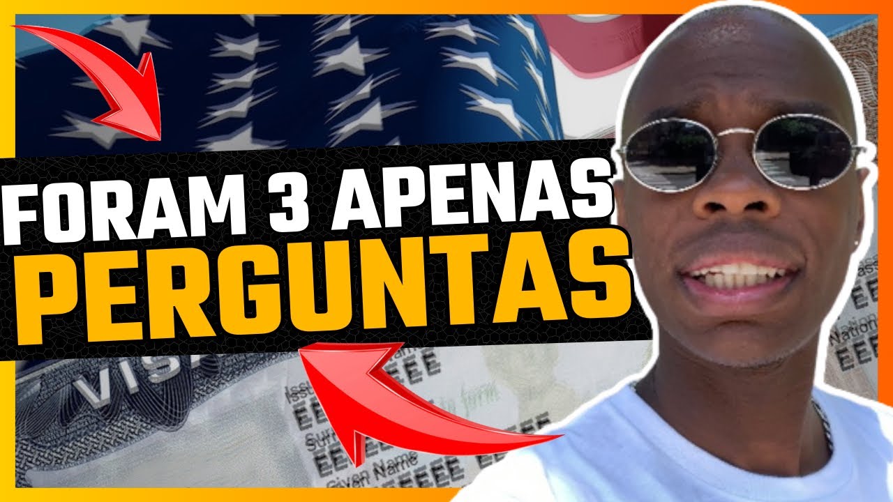 Meu VISTO AMERICANO foi NEGADO por isso