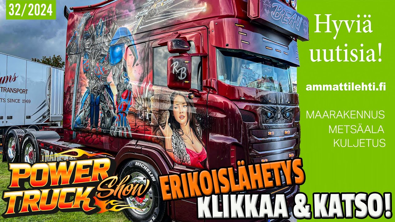Hyviä uutisia! vko. 32/2024 - Power Truck Show 2024 erikoislähetys