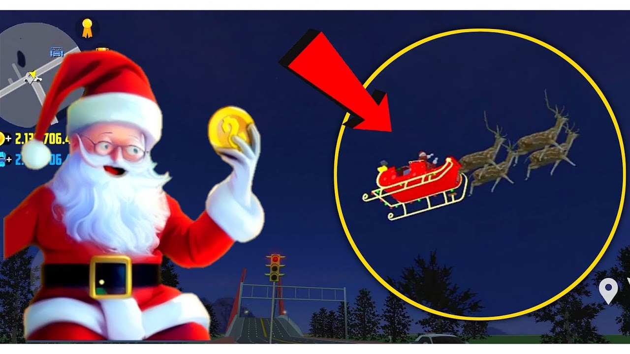 Santa Claus gives a gift - Car Simulator 2