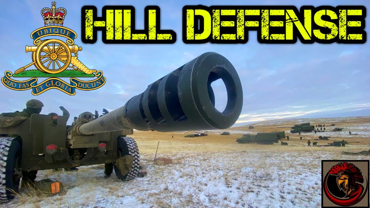 Canadian Artillery Hilltop Defense - C3 105mm Howitzers 💥 | UNIFIED GUNNER 1 🟥🟦