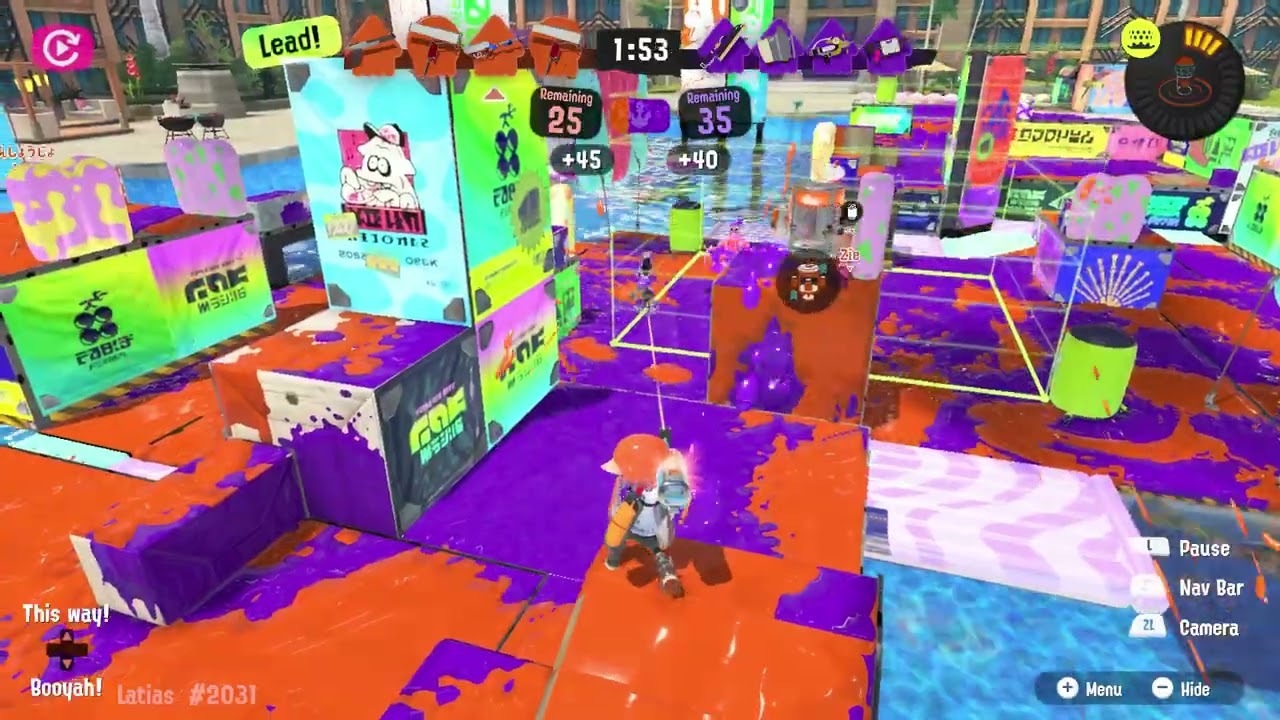 [Splatoon 3] E-liter on Mahi Mahi Resort Splat Zones
