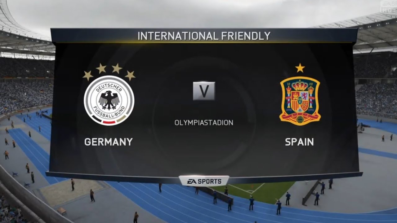 Germany vs Spain  | FIFA 15 PS4 Gameplay