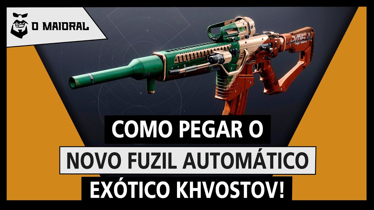DESTINY 2 - Como pegar o novo fuzil automático exótico Khvostov - GUIA COMPLETO!