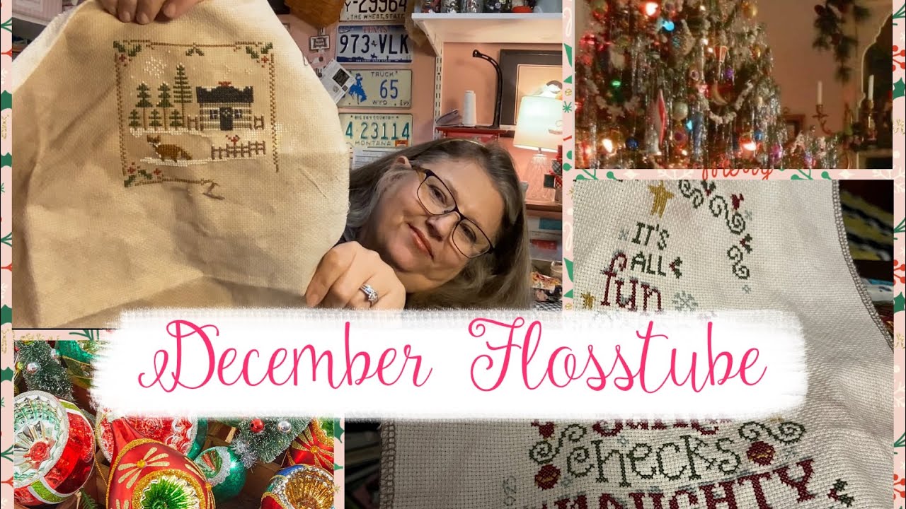 Cozy Flosstube 64 ❄️🧵🎄Декабрьский выпуск: квилты, вышивка крестиком и сезонные развлечения