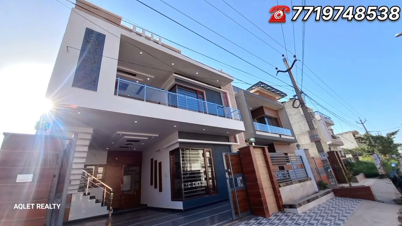मोहाली में 200 गज का घर | 4BHK East Facing Kothi | On 60ft Road