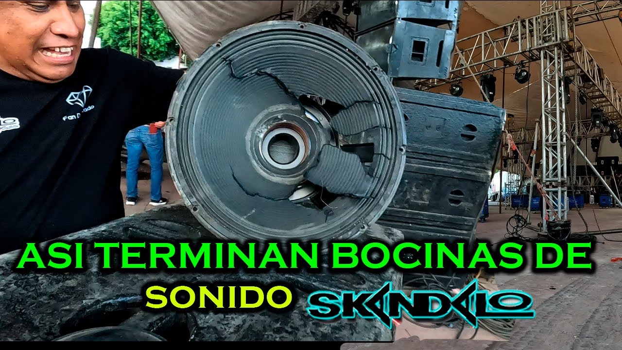 SONIDO SKANDALO TOCO CON TOS SU AUDIO Y ESTO PASO CON SUS BOCINAS EN VILLA NICOLAS ROMERO..