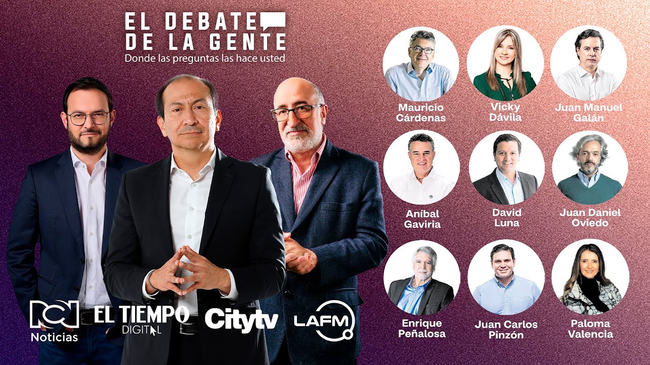 🗳️ Primer Debate Presidencial 2026: El Debate de la Gente | EL TIEMPO