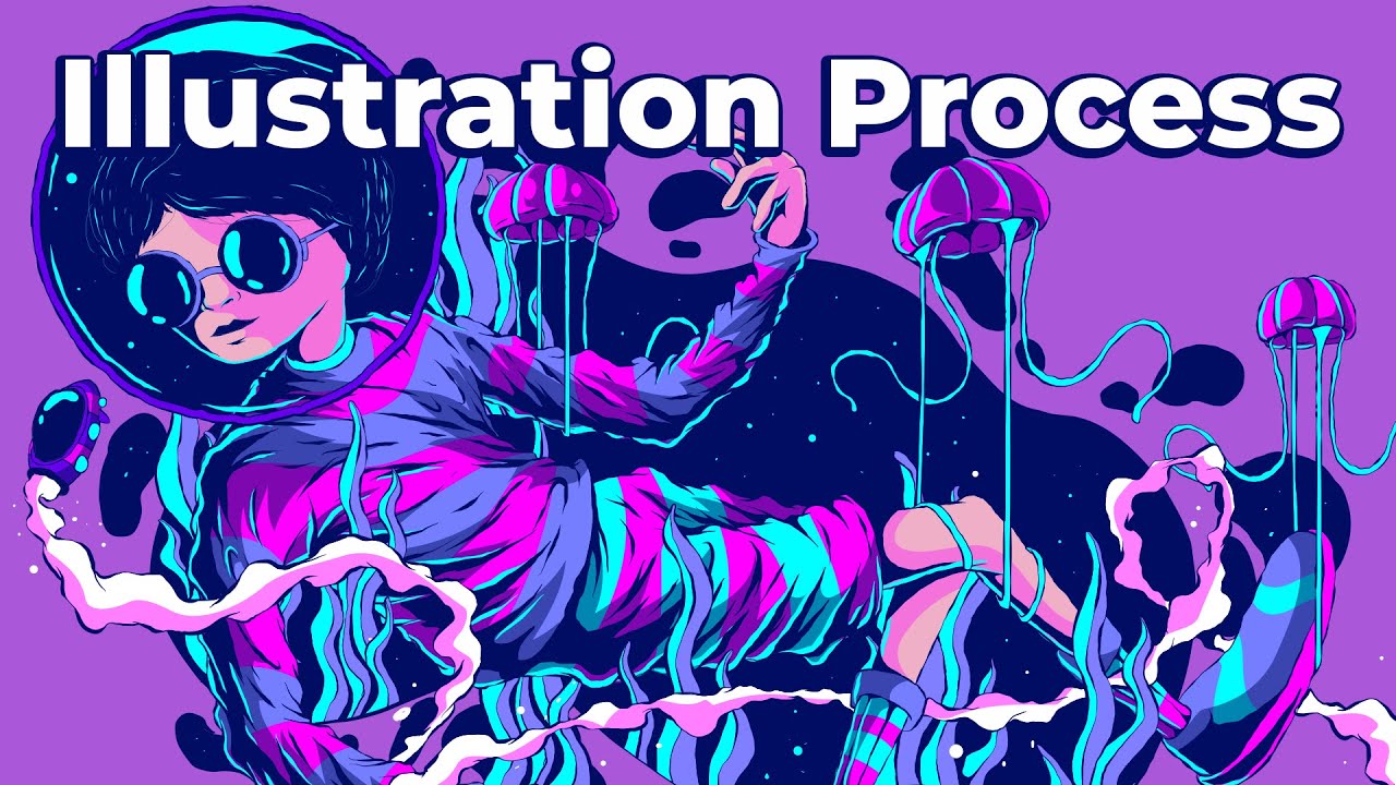 Fantasy Illustration - Drawing a Character  in Adobe Illustrator CC