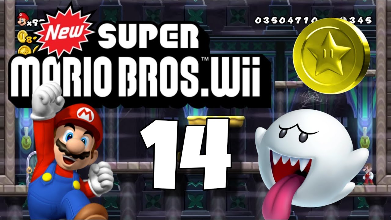 NEW SUPER MARIO BROS. WII 🍄 #14 Broozer's Ghost House & Beetle Paradise