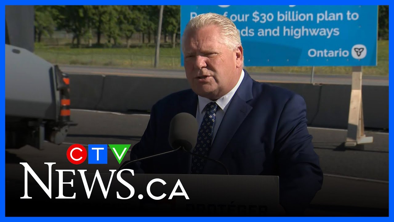 Ford says Highway 413 construction will add $1B to Ontario&rsquo;s GDP