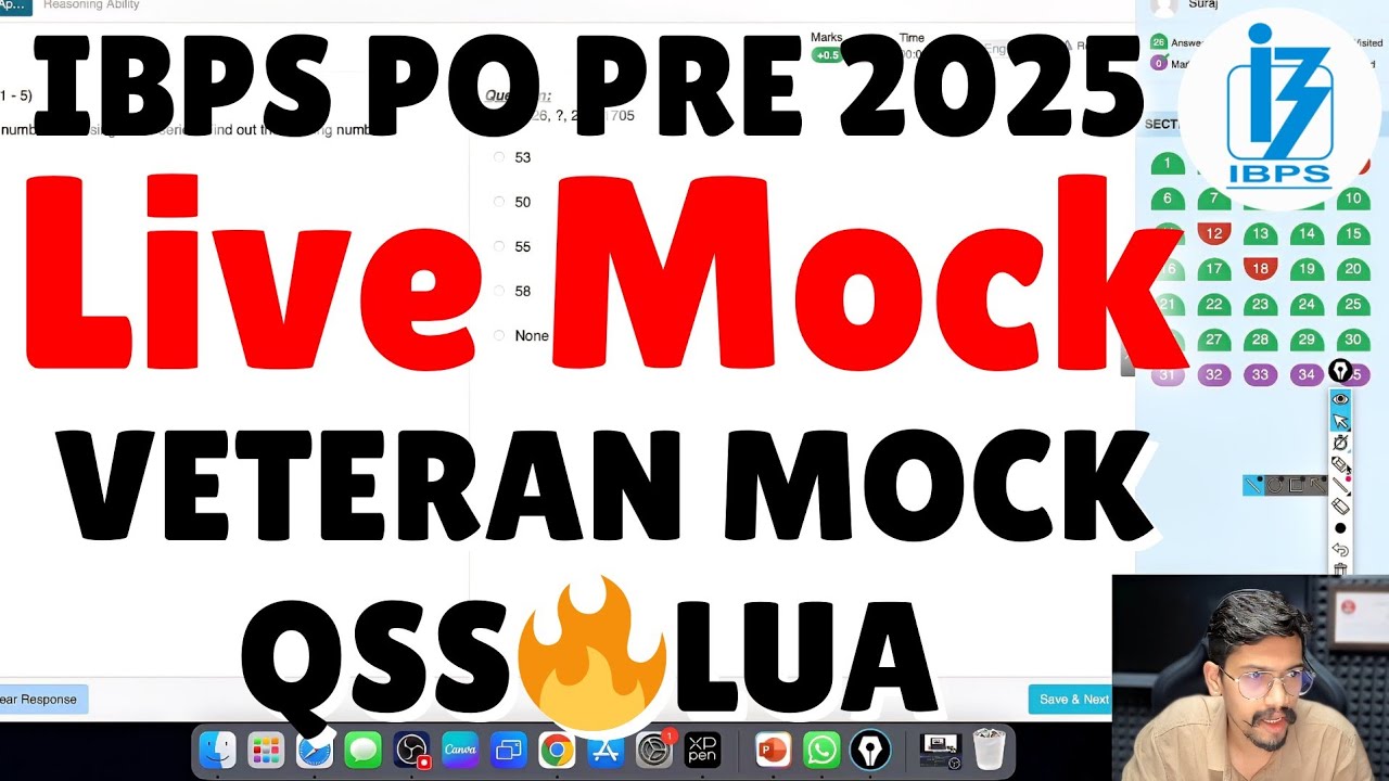 Live Mock IBPS PO Prelims | Learn the Smartest Approach | IBPS PO 2025-26