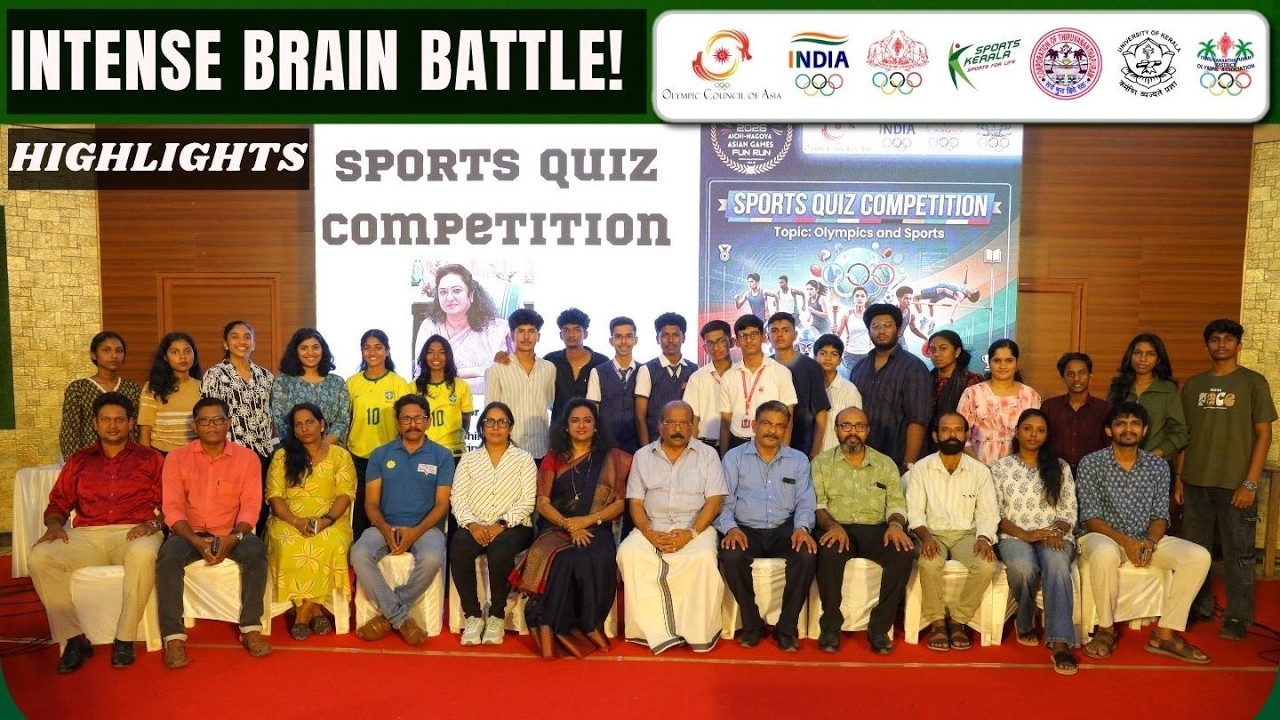 Ultimate Sports Brain Battle! 🧠 Intense Olympic Quiz Competition Highlights! | QUIZ Competition