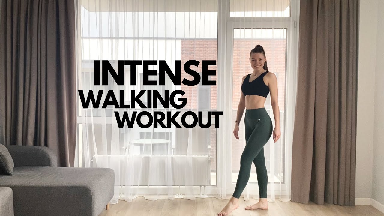 30 MIN SWEATY & INTENSE Full Body Walking Workout // Walk At Home