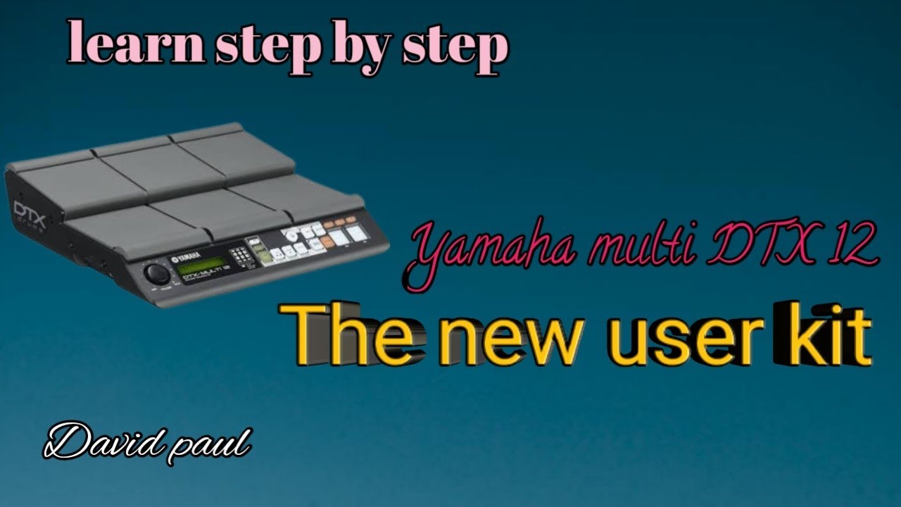 Yamaha DTX Multi-12 Kit Demo | Powerful Electronic Drum Pad Sounds! | David Paul